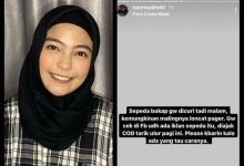 Sepeda Milik Bapak Tantri Kotak Dicuri, Malingnya Loncat Pagar, Netizen Sebut Begini (foto/int)