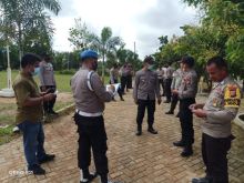 Sebelum Turun ke Masyarakat, Polsek Pangkalan Lesung Lakukan Pemeriksaan Terhadap Personil
