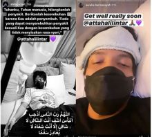 Viral Foto Atta Halilintar Terbaring Sakit, Netizen Sebut Begini (foto/int)