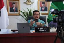 Hadiri Inovative Government Award Tahun 2020 Secara Virtual, Pj Bupati Bengkalis Sampaikan Berbagai Inovasi (foto/ist)