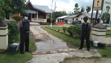 Polsek Bunut Lakukan Giat Penjagaan Ketat di Mako Polsek Bunut