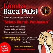 Lomba Baca Puisi antar Wartawan