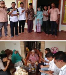 Silaturahmi Indra Gunawan Eet di kediaman H. Safar Pagaruyung dan H. Toyo
