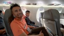 Pertama Kali Naik Pesawat, Raffi Ahmad Iseng Kerjai Dimas Ramadhan Bersiul (foto/int)