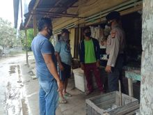 Antisipasi Covid-19, Personil Polsek Teluk Meranti Sosialisasikan AKB