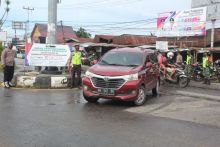 Satgas Covid-19 Inhil Perketat Protokol Kesehatan di Pusat Keramaian (foto/rgo)