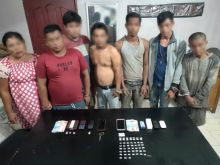 Tujuh orang pelaku narkoba