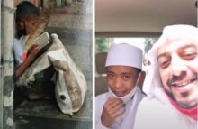 Pemulung Viral Baca Alquran di Trotoar Bertemu Syekh Ali Jaber, Mau Dijadikan Anak Angkat dan Umrah Gratis (foto/int)