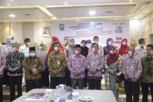 Pemkab Siak Dan Kemenkes RI Laksanakan Upacara Virtual Peringatan ke-56 Hari Kesehatan Nasional Tahun 2020 (foto/lin)