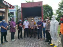 Sebanyak 200 kotak surat suara di kantor KPU Bengkalis