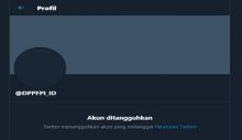 Akun Twitter FPI yang ditangguhkan oleh Twitter