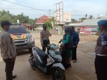 Antisipasi Covid-19, Polsek Pangakalan Lesung Gencar Laksanakan Operasi Yustisi