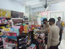 Antisipasi Kejahatan dan Covid-19, Polsek Pangkalan Kerinci Giatkan Patroli