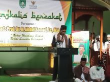 UAS saat memberikan tausiah di Masjid Agung Istiqomah Bengkalis
