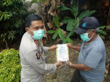 Kapolsek Bandar Sei Kijang Langsung Turun Lamgsung Himbau Antisipasi Karhutla