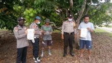 Antisipasi Karhutla, Polsek Pangkalan Kuras Terus Sosialisasikan Himbauan