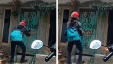 Viral Utang Belum Dibayar, Penagih Coret Rumahnya, Netizen Sebut Begini (foto/int)