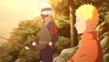 Bocor Cuplikan Boruto Episode 176, Hokage Naruto dan Kakashi Hatake Memancing Ikan (foto/int)