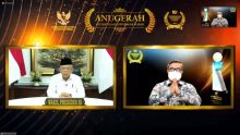 Wakil Presiden Ma'ruf Amin menyatakan Kementerian LHK sebagai badan publik informatif. Foto: ist
