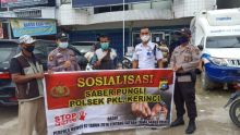Polsek Pangkalan Kerinci Giat Saber Pungli di Bank Mandiri