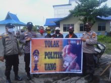 Polsek Kuala Kampar Giatkan Sosialisasi Tolak Politik Uang Pilkada Serentak