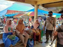 Cegah Penyebaran Covid-19 Polsek Ukui Gelar Operasi Yustisi