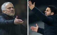 Derby London Utara, Misi Mikel Arteta Bawa Arsenal Taklukkan Mourinho dan Tottenham (foto/int)