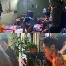 Satu pelaku RP diringkus dirumahnya oleh Tim Opsnal Polsek Tampan.