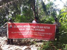 Polsek Bandar Sei Kijang Gelar Patroli Karhutla