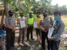 Polsek Pangkalan Kuras Lakukan Patroli Karhutla