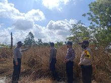 Polsek Pangkalan Kerinci Patroli Antisipasi Karlahut