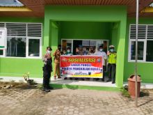 Antisipasi Pungli, Polsek Pangkalan Kuras Gelar Sosialisasi Saber Pungli