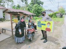 Sosialisasikan Protokol Kesehatan, Polsek Bunut Lakukan Operasi Yustisi