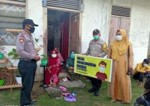 Polsek Bunut Imbau Masyarakat Terapkan Disiplin Protokol Kesehatan