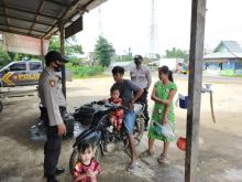 Cegah Penularan Covid-19, Polsek Pangkalan Lesung Gekar Operasi Yustisi