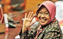 Menteri Sosial yang juga Wali Kota Surabaya, Tri Rismaharini