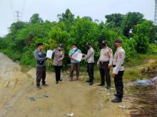 Cegah Karhutla, Polsek Pangkalan Kuras Libatkan Polwan Sosialisasi Maklumat Kapolda Riau