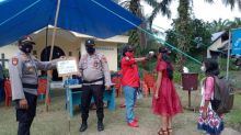 Beri Rasa Aman Saat Berlangsung Perayaan Natal, Polsek Kerumutan Laksanakan Pengamanan Gereja