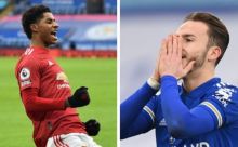 Babak Pertama Imbang, MU vs Leicester City Perebutan Peringkat Kedua Premier League Inggris (foto/int) 