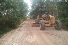 Dukung Pariwisata Daerah, PT RAPP Perbaiki Akses Jalan Wisata Desa Petai (foto/ist) 