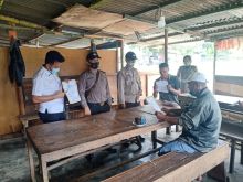 Polsek Pangkalan Kuras Giat Sosialisasi Cegah Terjadinya Karhutla