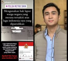Lutfi Agizal Lapor Polisi Pembuat Lelucon Lagu Indonesia Raya di Malaysia, Netizen Malah Bilang Ini (foto/int) 