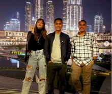 Salah satu foto yang diunggah Nia Ramadhani saat liburan di Dubai, Uni Emirat Arab. Foto: int 