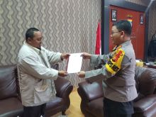 Dihadapan Kapolres, Ketua FPI Kuansing Nyatakan Menerima dan Siap Patuhi SKB Tiga Menteri (foto/zar) 