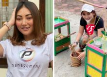 Potret Model Cantik Sassha Carissa Ngulek Rujak, Netizen: Mau Dong Pedes (foto/int) 