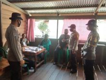 Antisipasi Warga Terpapar Covid-19, Polsek Teluk Meranti Gencar Sosialisasikan Prokes