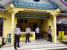 Jaga Keamanan Mako, Polsek Kerumutan Lakukan Patroli