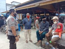 Antisipasi Warga Terpapar Covid-19, Polsek Teluk Meranti Gencar Sosialisasikan Prokes