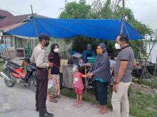 Antisipasi Warga Terpapar Covid-19, Polsek Teluk Meranti Gencar Sosialisasikan Prokes