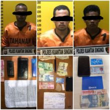 Pelaku Judi Online Berhasil Diciduk Tim Opsnal Sat Reskrim Polres Kuansing (foto/int) 